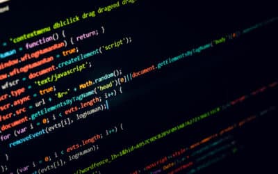 Code on a screen, illustrating how to choose a website feedback tool